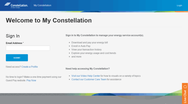 login.constellation.com