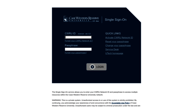 login.cwru.edu