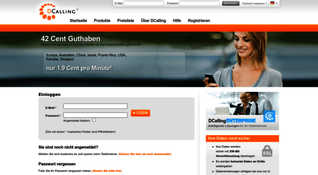 login.dcalling.de
