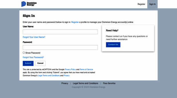 login.dominionenergy.com