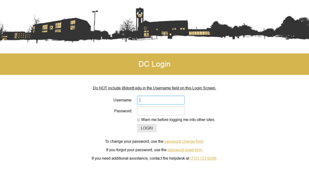 login.dordt.edu