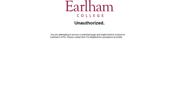 login.earlham.edu