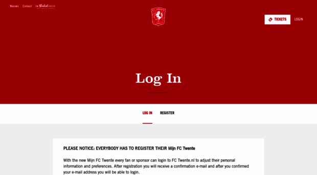 login.fctwente.nl