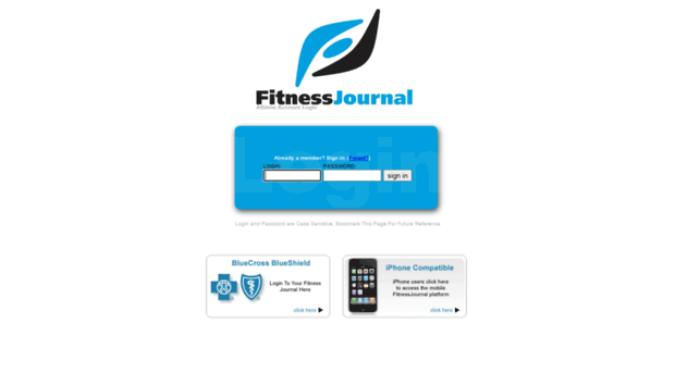 login.fitnessjournal.org