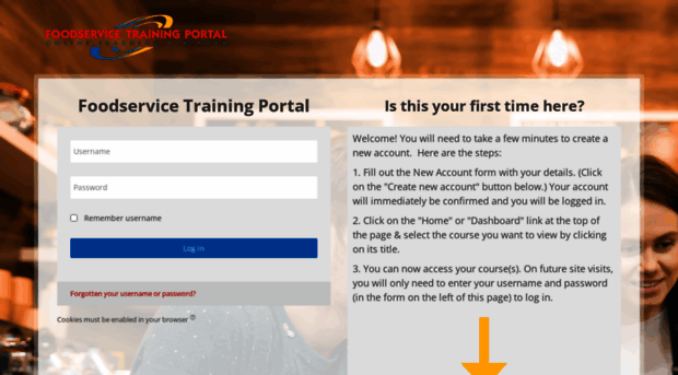 login.foodservicetrainingportal.com