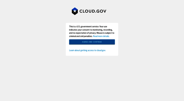 login.fr.cloud.gov