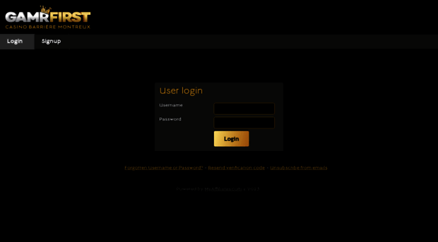 login.gamrfirst-affiliates.ch