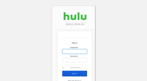 login.hulu.com