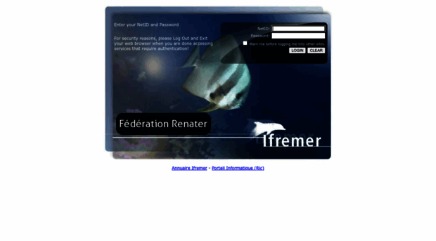 login.ifremer.fr