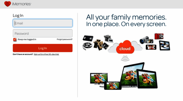 login.imemories.com