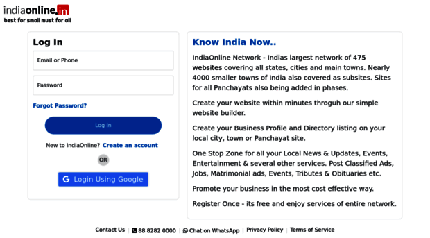 login.indiaonline.in