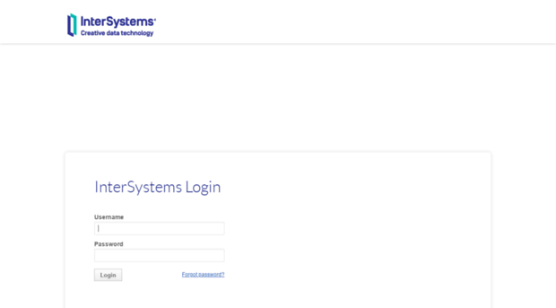 login.intersystems.com