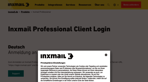 login.inxmail.com