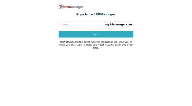 login.irbmanager.com