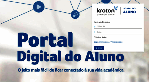 login.kroton.com.br - Acesso Portal do Aluno - Login Kroton