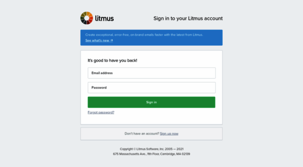 login.litmus.com