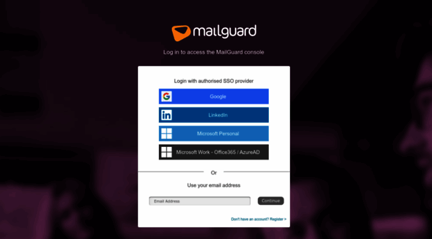 login.mailguard.com.au