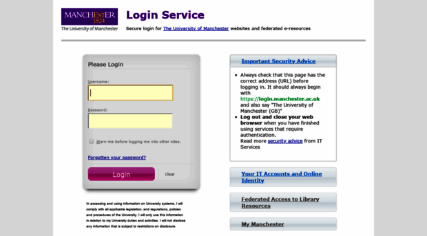 login.manchester.ac.uk