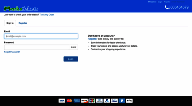 login.markstickets.com