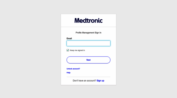 login.medtronic.com