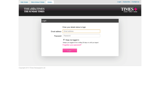 login.mytimesplus.co.uk