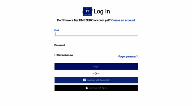 login.mytimezero.com