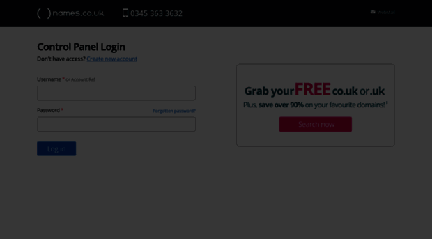 login.names.co.uk