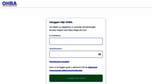 login.ohra.nl