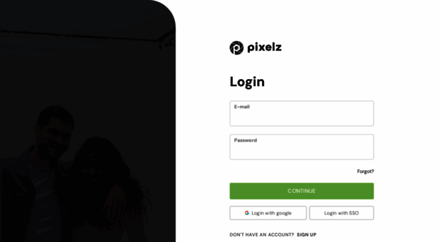 login.pixelz.com