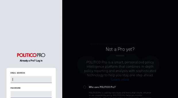 login.politicopro.com