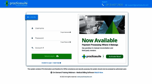 login.practicesuite.com