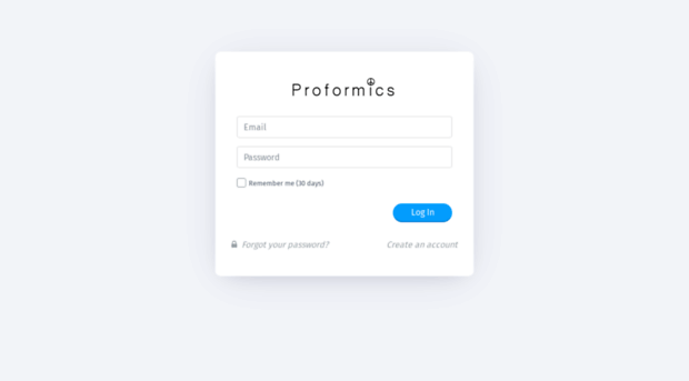 login.proformics.com