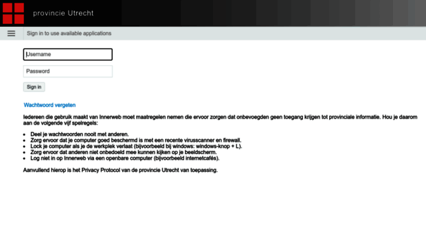 login.provincie-utrecht.nl
