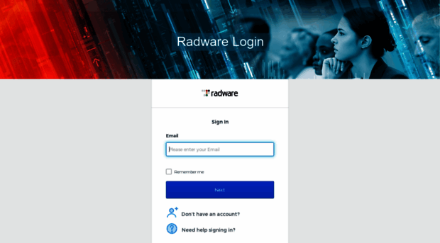 login.radware.com