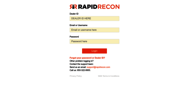 login.rapidrecon.com