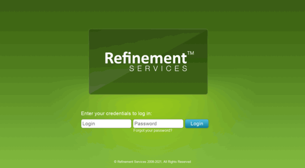 login.refinementservices.com