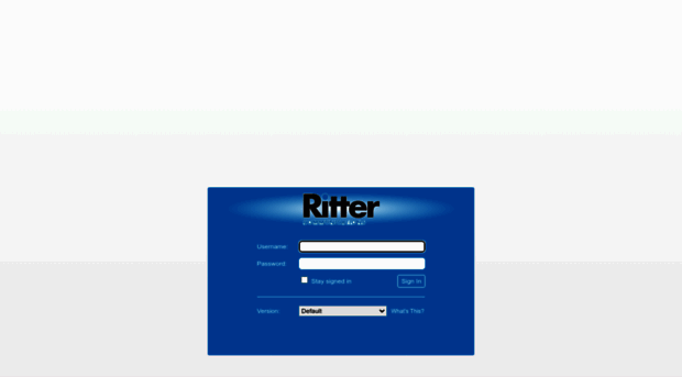 login.rittermail.com