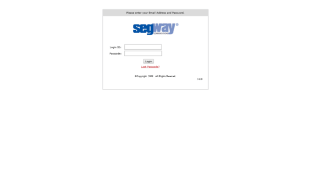 login.segwaycommunications.com