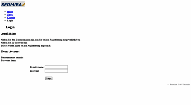 login.seomira.de