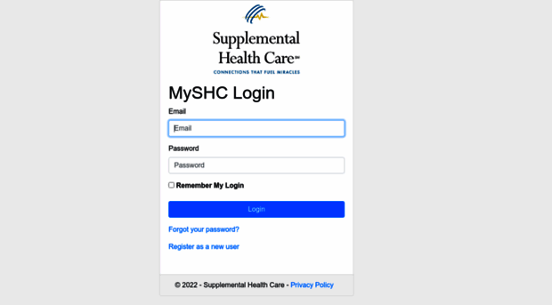 login.shccares.com