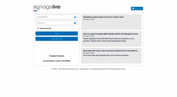 login.signagelive.com