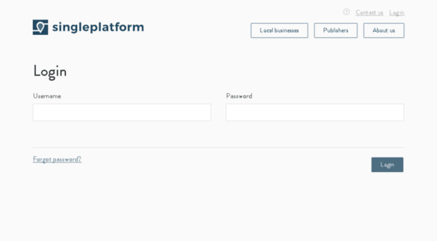 login.singleplatform.com