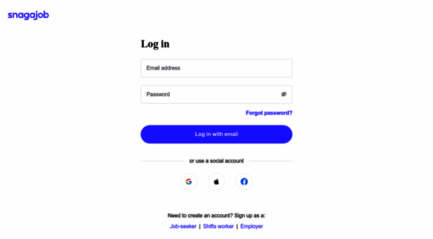 login.snagajob.com