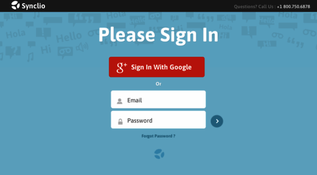login.synclio.com