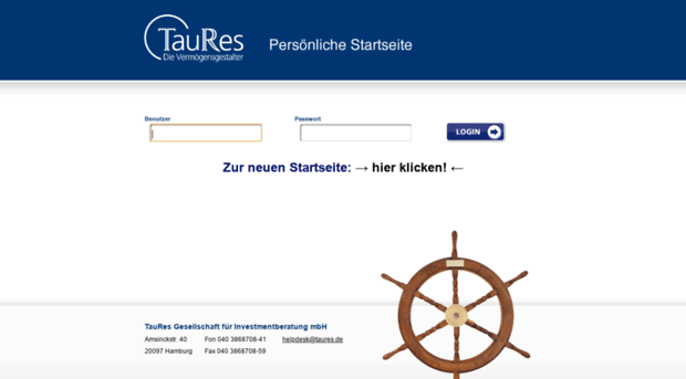 login.taures.de