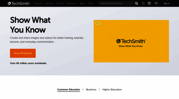 techsmith log in