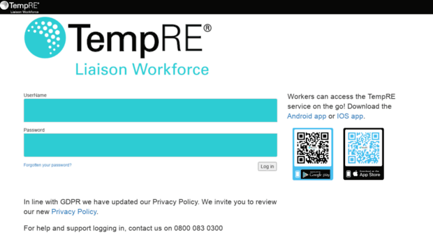 login.tempre.co.uk