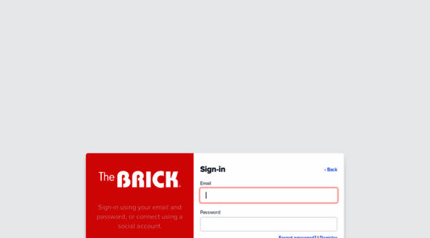 login.thebrick.com