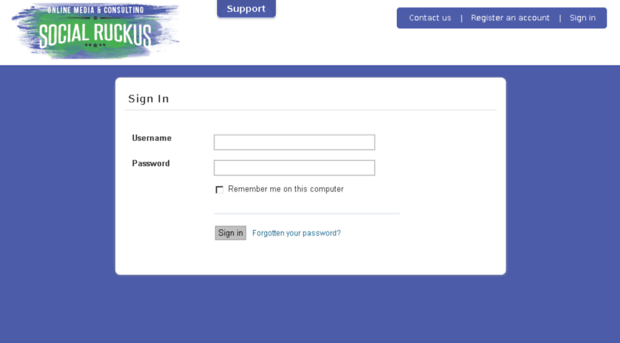 login.thesocialruckus.com