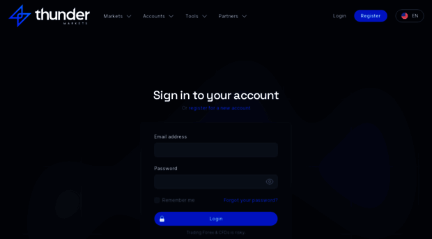 login.thundermarkets.com